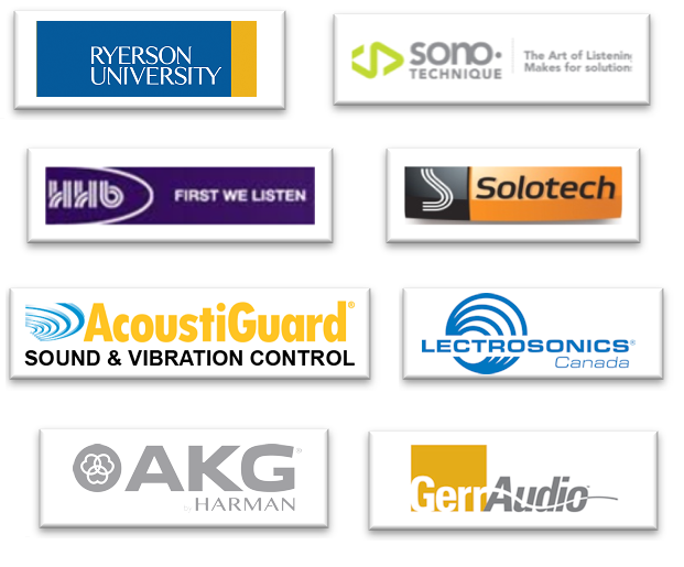 Annual Sponsors for the Toronto AES annual sponsors for the Toronto AES